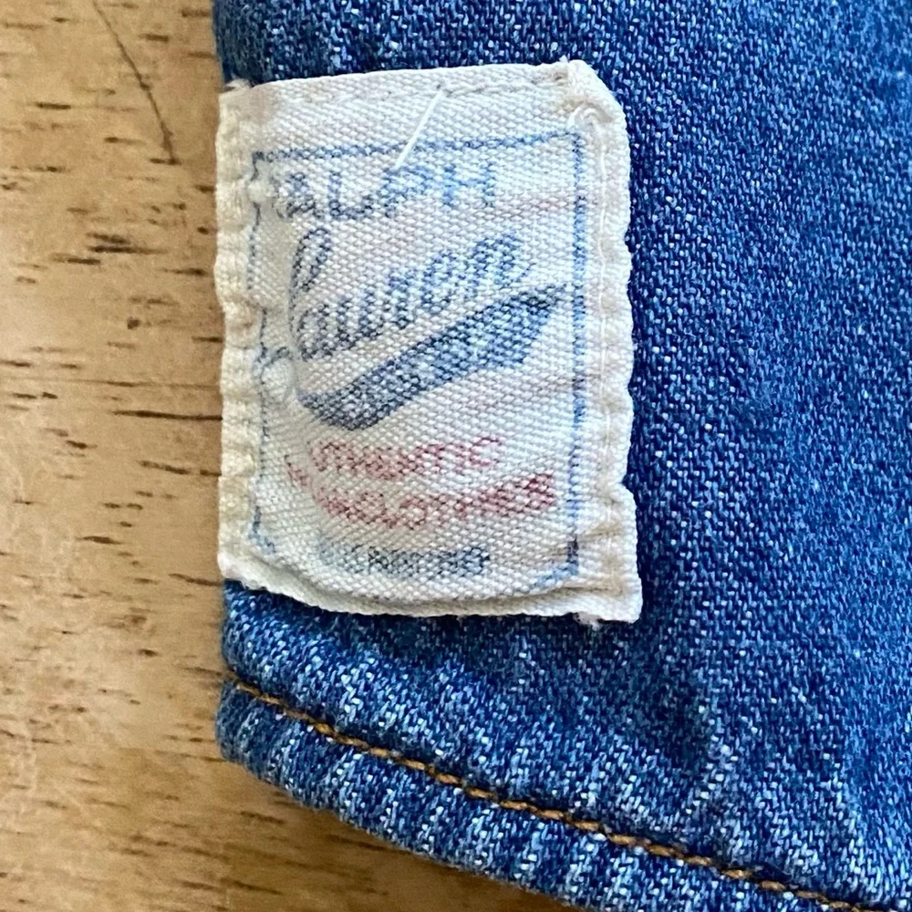Vintage Ralph Lauren Polo Jeans Co Unisex Sz 3T‎ Denim Long Sleeve Button Down